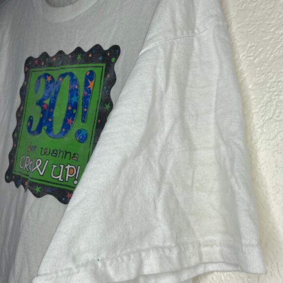 Vintage Alstyle 30th Birthday Crop Top Tee - Picture 3 of 5
